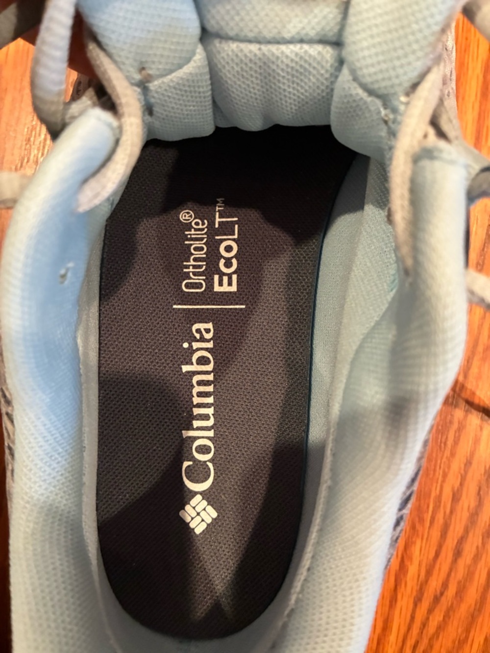 Columbia Women’s Waterproof Trail Sneakers Gray Red Mesh Hiking Shoes Size 8.5 - Picture 8 of 11